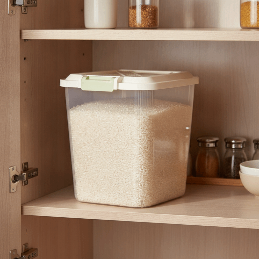 Insect Proof Rice Storage Box  - Food Storage With Wheels recension och pris