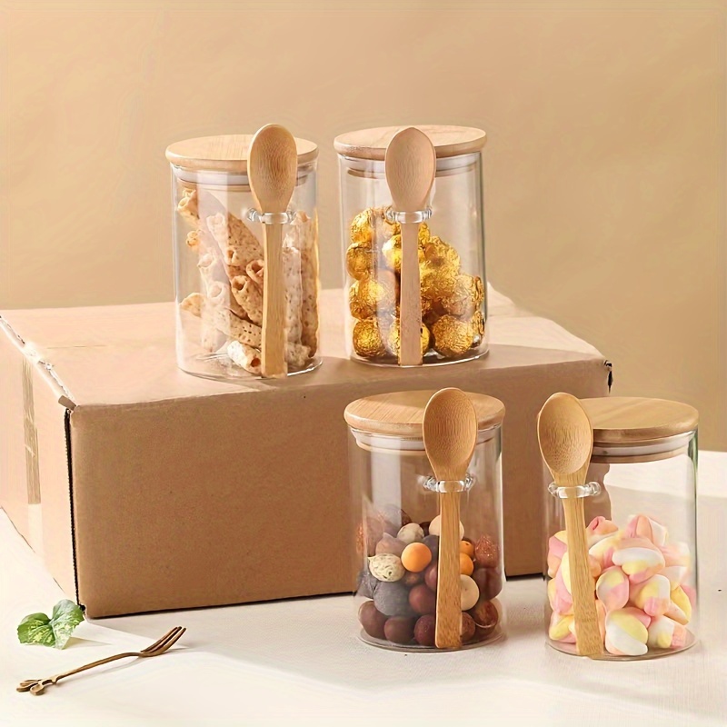 280ml Candy Jar, Biscuit Jar,  - Food Storage Glass Set recension och pris
