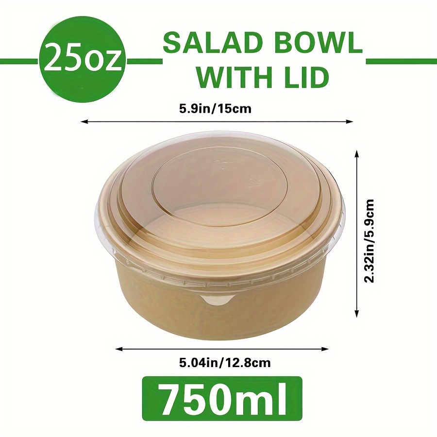 25Oz/750Ml 25/50 Pack Paper Bo - Food Storage Lunch Box recension och pris