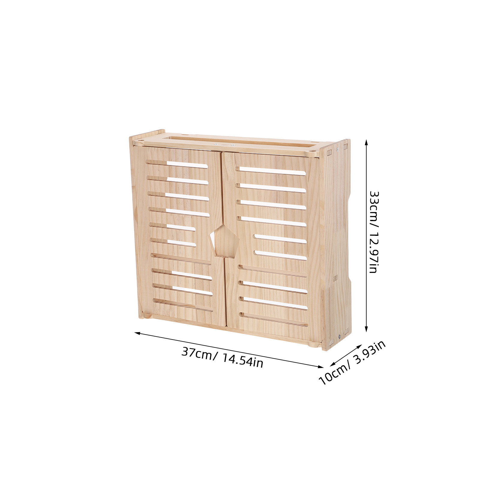 Natural Wood Router Storage Ca - Food Storage Box recension och pris