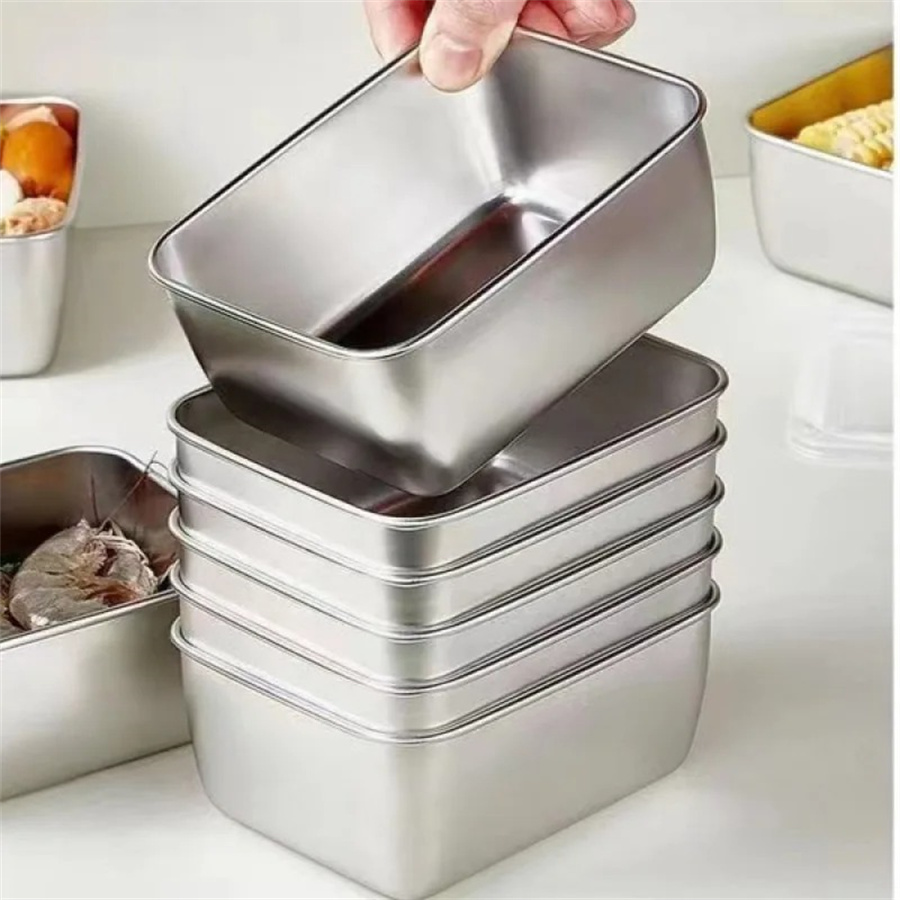 1/3/5pcs Stainless Steel Food  - Food Storage Box Set recension och pris
