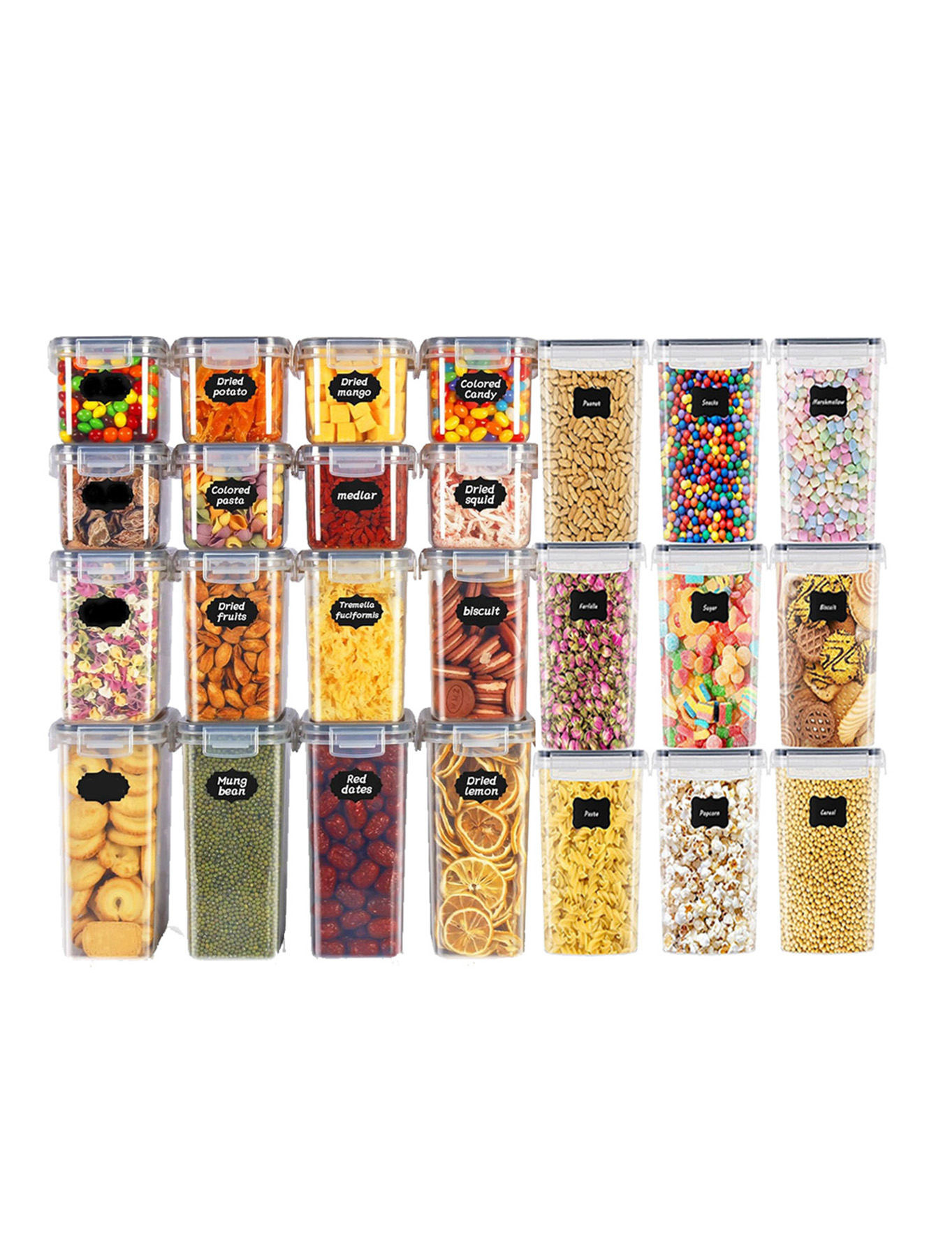 48pcs, Sealed Food Storage Con - Food Storage Warehouse recension och pris