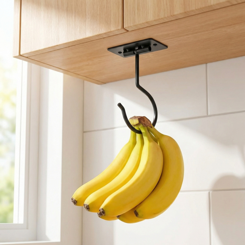 Black Metal Self-Adhesive Bana - Food Storage Warehouse recension och pris