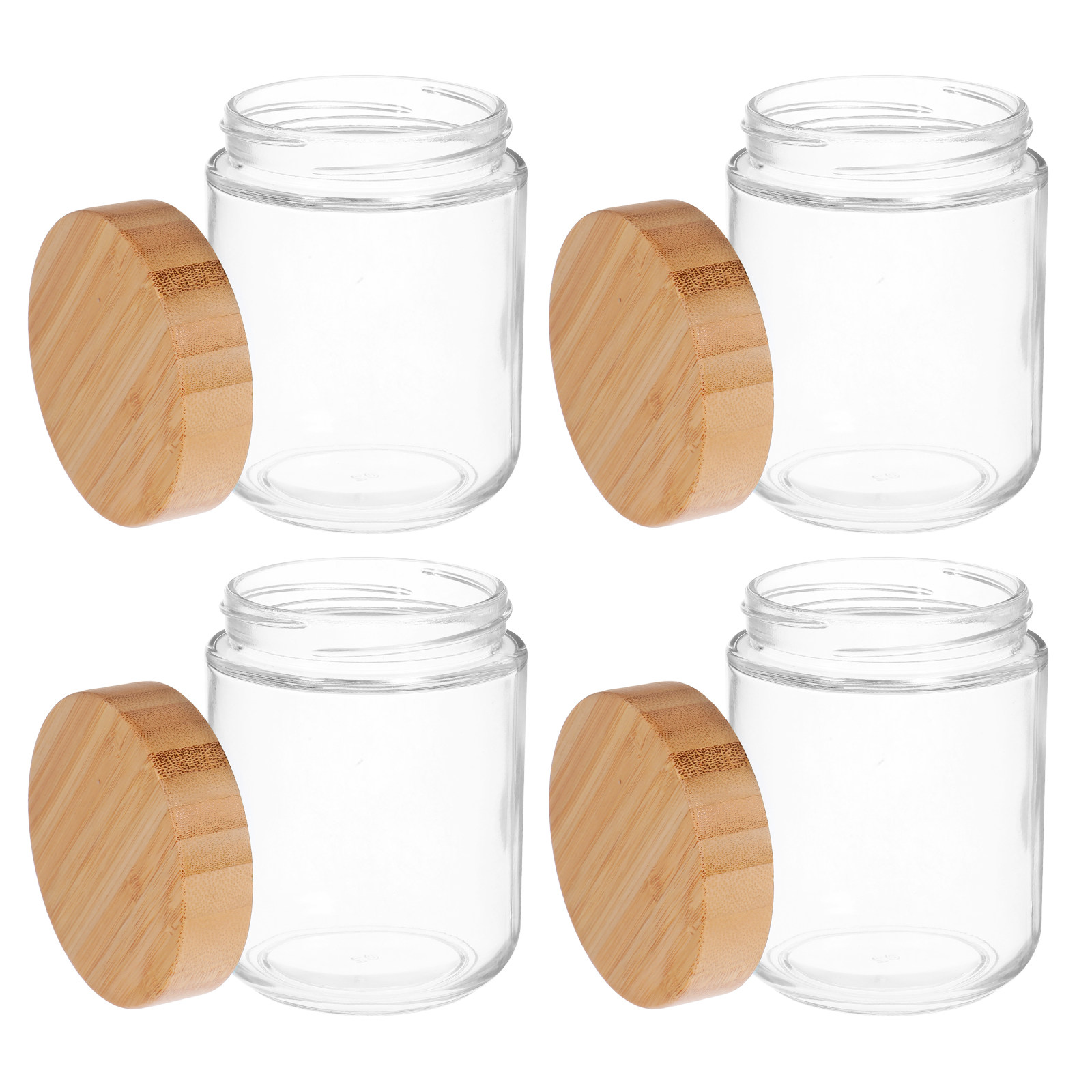 4Pcs Glass Kitchen Storage Jar - Food Storage Jars & Containers recension och pris