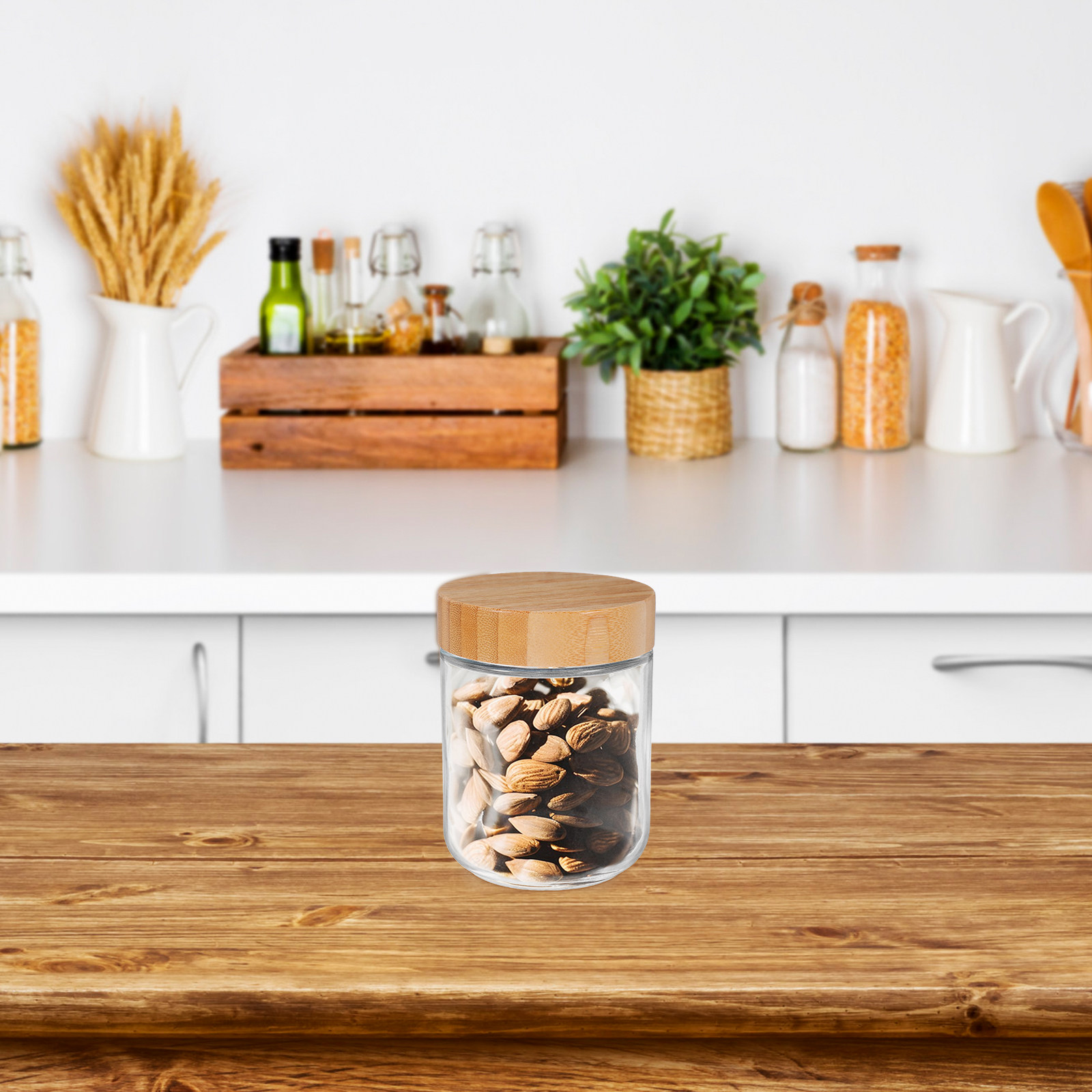 4Pcs Glass Kitchen Storage Jar - Food Storage Jars & Containers recension och pris