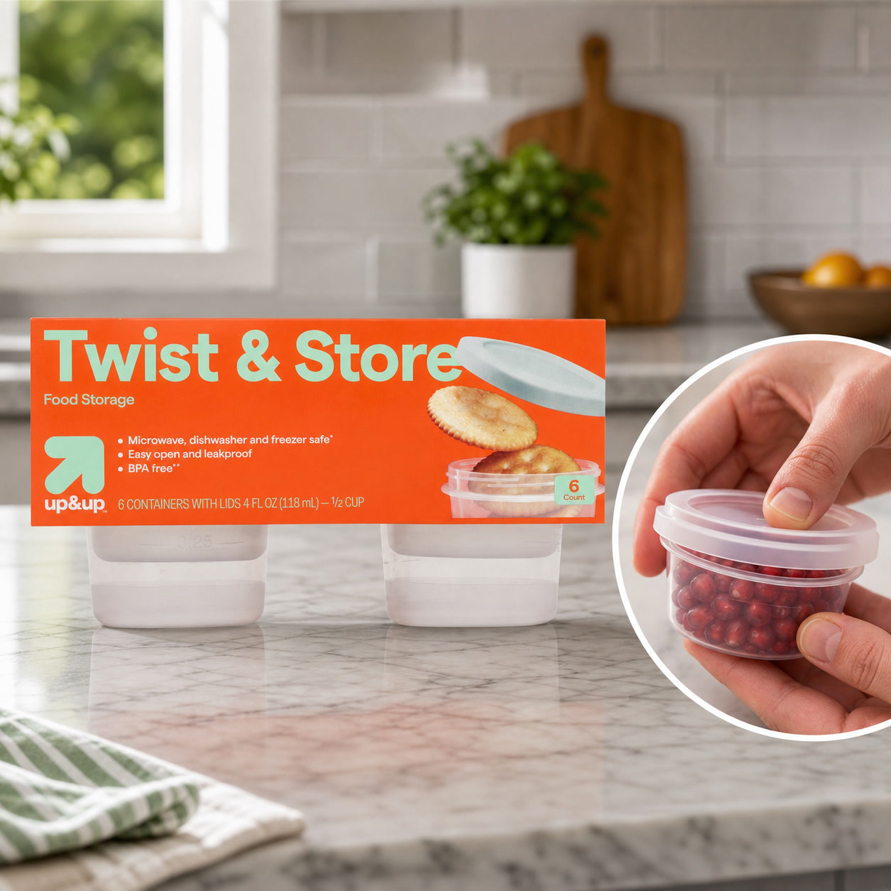 6ct Round Twist-Lock Food Stor - Lock And Lock Food Storage recension och pris