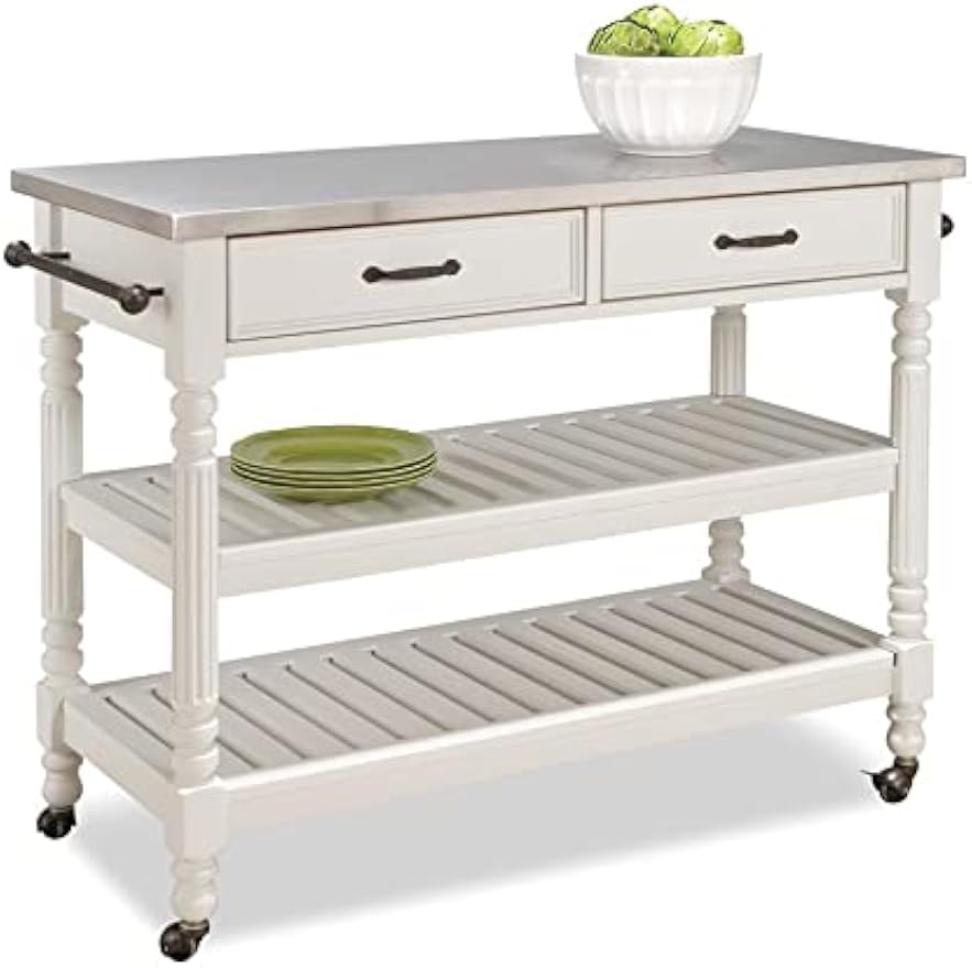 Mobile Kitchen Island Cart On  - Food Storage With Wheels recension och pris