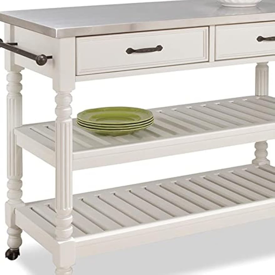 Mobile Kitchen Island Cart On  - Food Storage With Wheels recension och pris