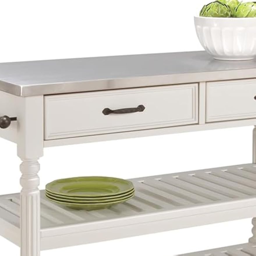 Mobile Kitchen Island Cart On  - Food Storage With Wheels recension och pris