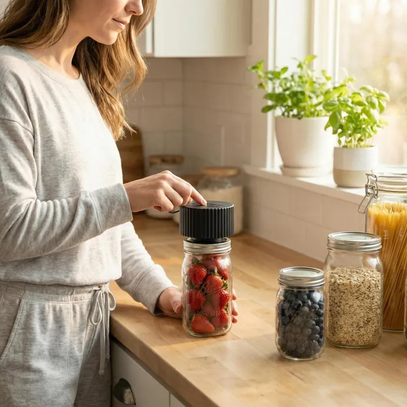 Electric Mason Jar Vacuum Seal - Food Storage Jars & Containers recension och pris