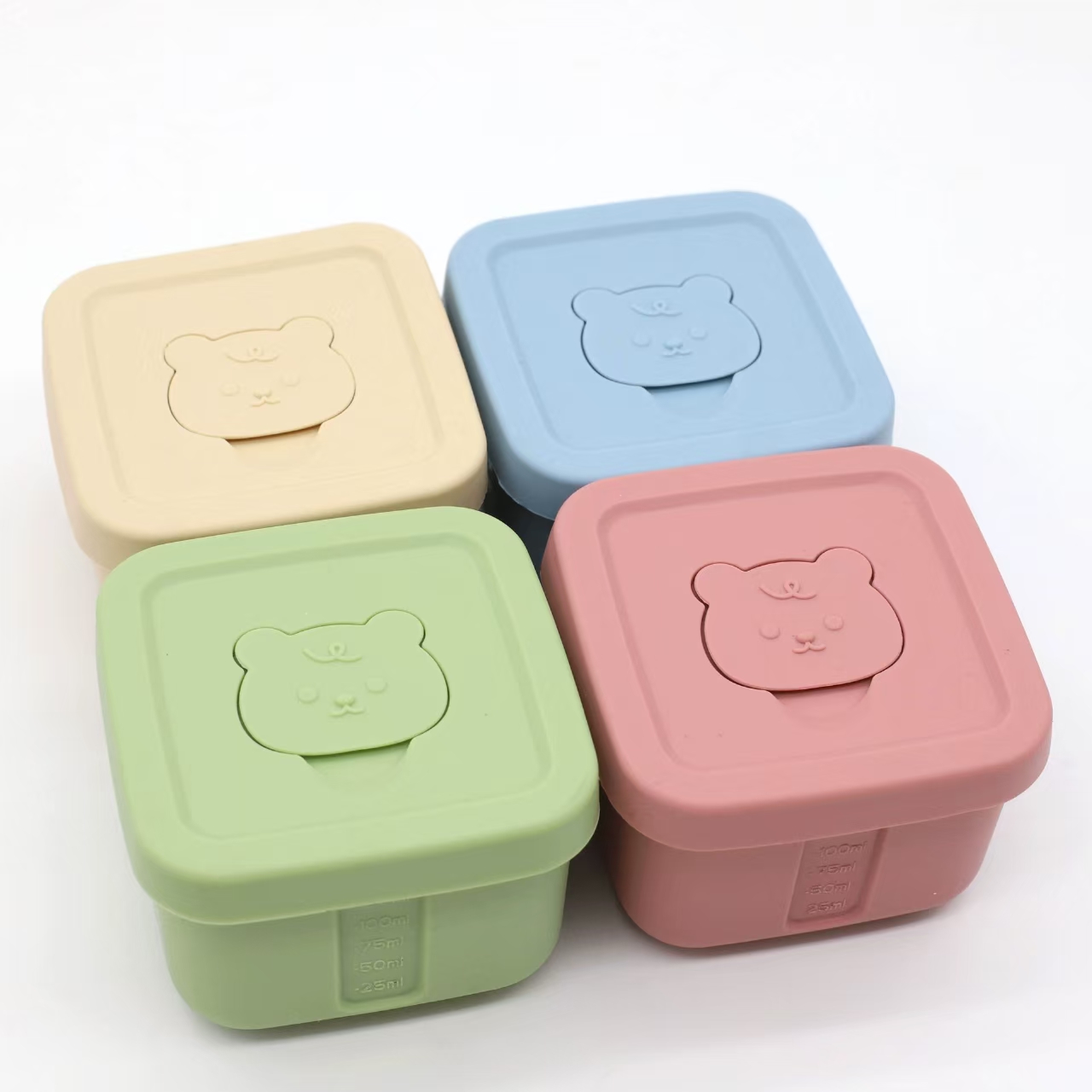 Silicone Food Supplement Box F - Food Storage Lunch Box recension och pris