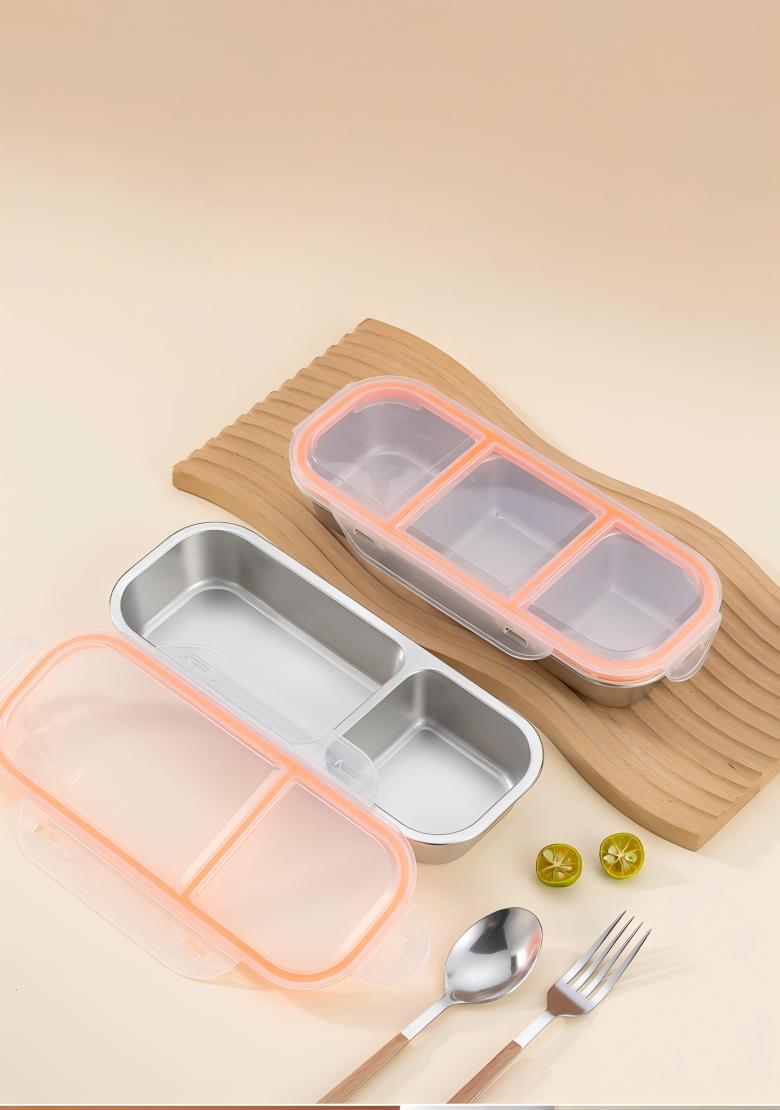 THREE-GRID FOOD CONTAINER LUNC - Food Storage Lunch Box recension och pris