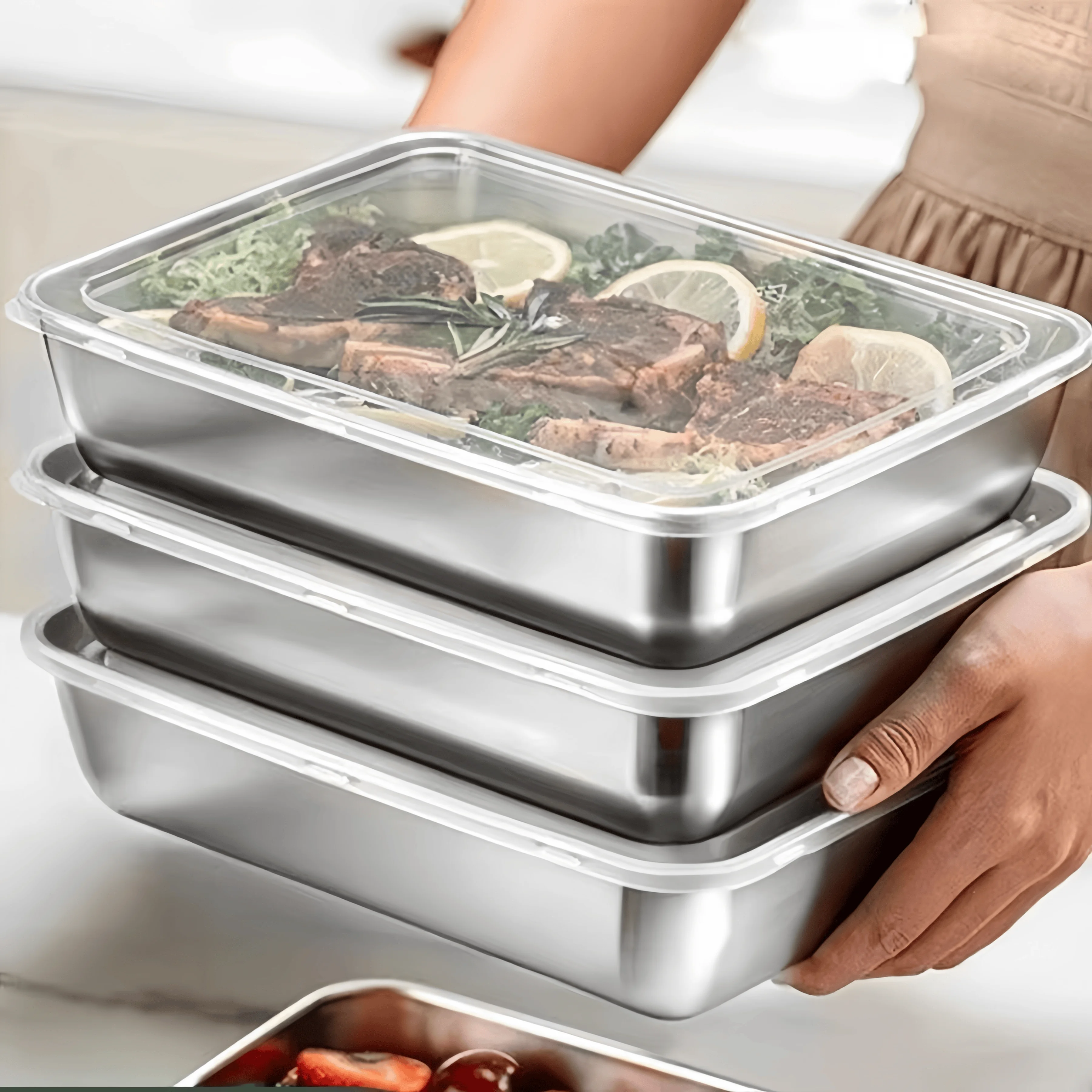 Stainless Steel Sealed Lunch B - Food Storage Lunch Box recension och pris